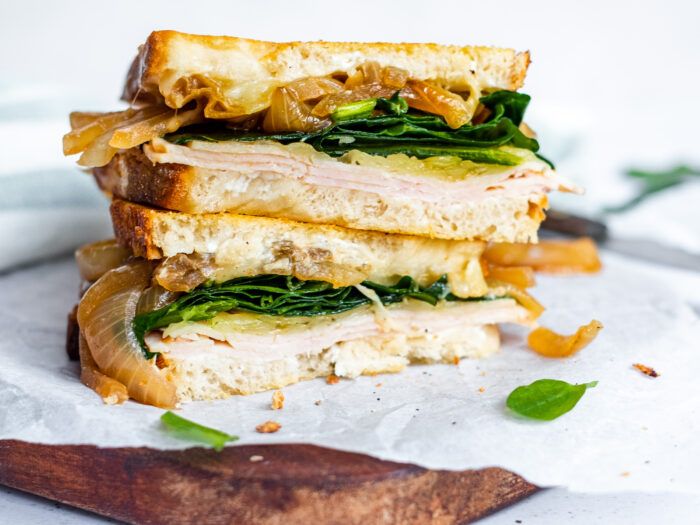 Croque Poulet met Spinazie by @kokerellen